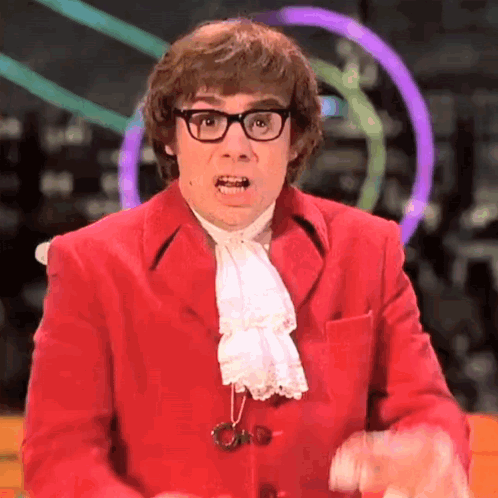 Austin Powers Shouting No GIF