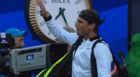 Australian Open Rafael Nadal Waving GIF