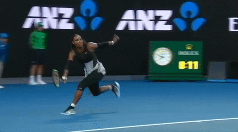 Australian Open Serena Williams Slipping GIF