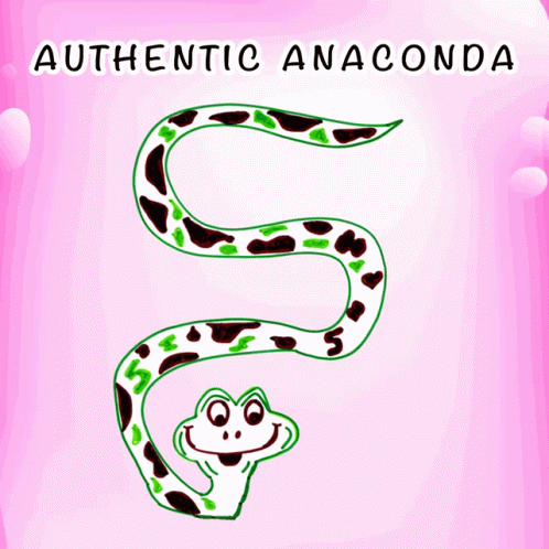 Authentic Anaconda Snake GIF