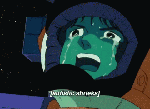 Autism Anime Autistic Shrieks Crying GIF