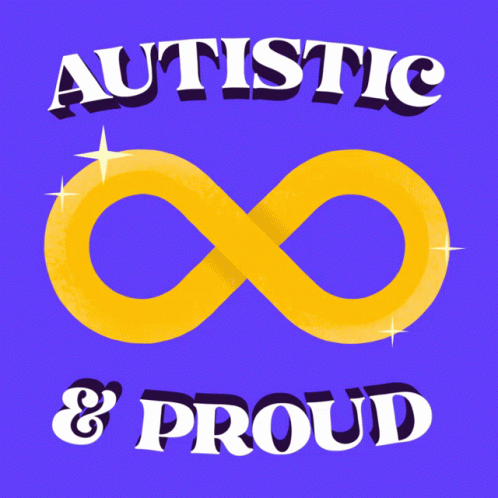 Autism Autistic And Proud Logo Design GIF