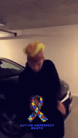 Autism Logo Pumped Up Dancing GIF