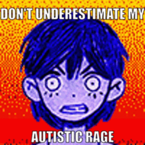 Autism Omori Anime Autistic Rage GIF
