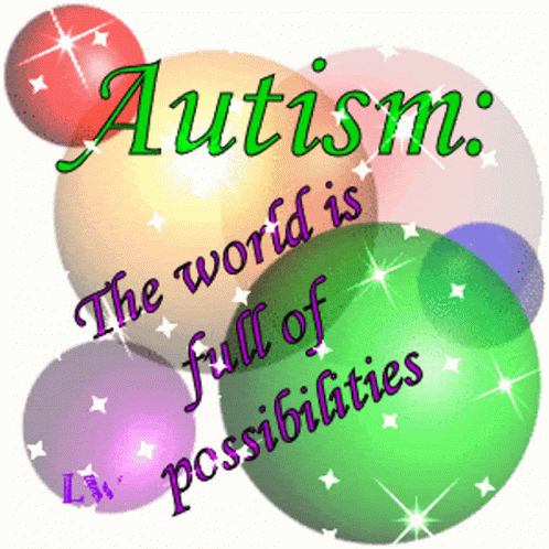 Autism Shimmering Mobile Design GIF