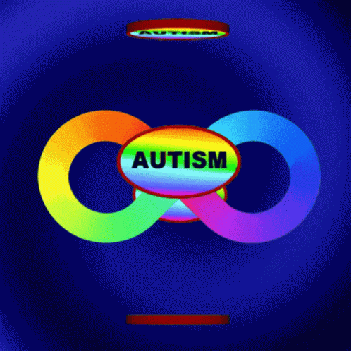 Autism Spinning Infinity Logo GIF