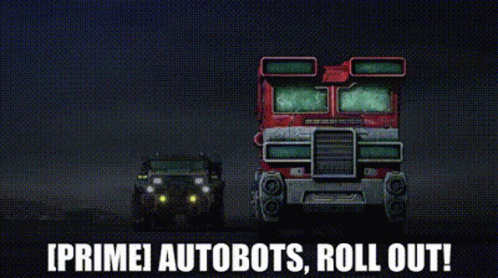 Autobots Lets Roll Now GIF