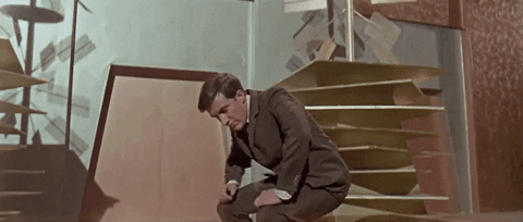 Automatic Modern Door Vintage Movie Scene GIF