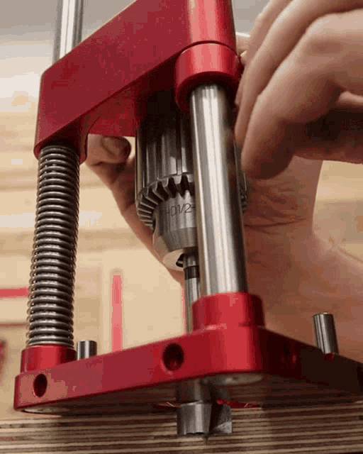 Automatic Stainless Drill Machine GIF