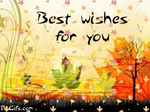 Autumn Best Wishes For You GIF