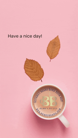 Autumn Falls Good Morning Coffee GIF