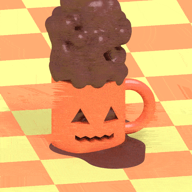 Autumn Halloween Mug GIF