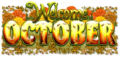 Autumn Welcome October Graphics Art GIF
