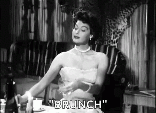 Ava Gardner Brunch GIF