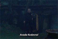 Avada Kedavra Half Blood Prince GIF