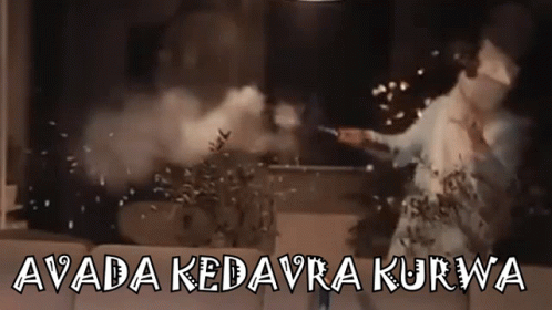 Avada Kedavra Kurwa Whoa GIF