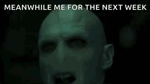 Avada Kedavra Meanwhile For The Next Week GIF