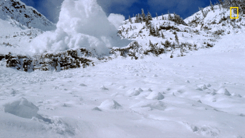 Flat Snow Avalanche GIF | GIFDB.com