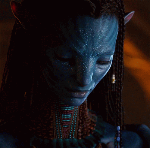 Avatar 2 Neytiri Serious GIF