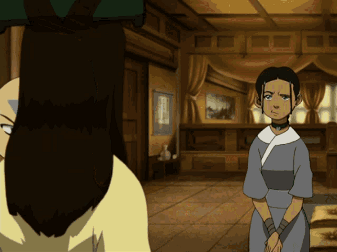 Avatar Aang Angrily Speaking GIF