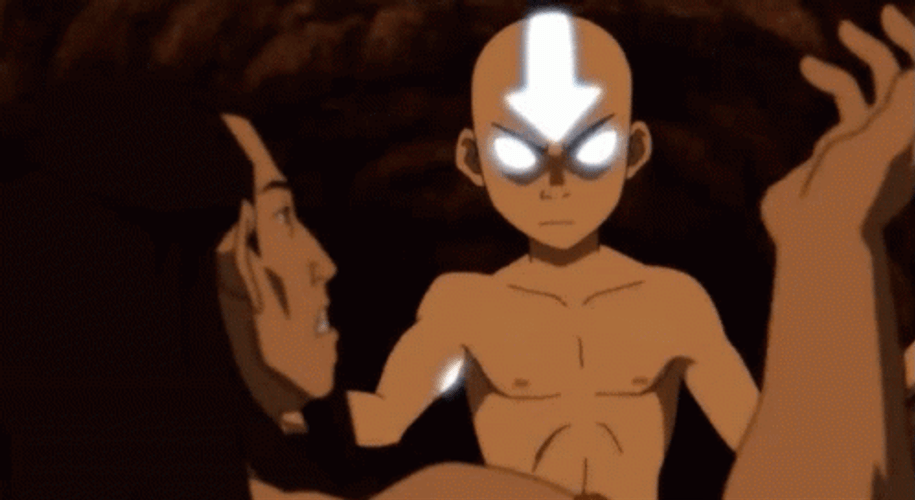 Avatar Aang Madly Facing Firelord Ozai GIF