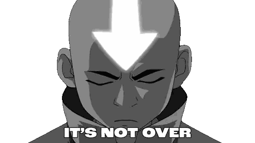 Avatar Aang Not Over Text