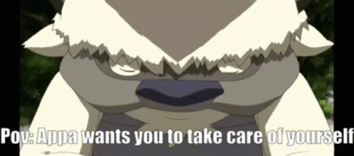 Avatar The Last Airbender Appa Wants You To Take Care Of Yourself . GIF