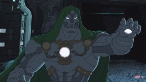Avengers Assemble Captain America Doctor Doom GIF