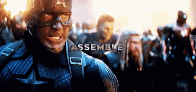Avengers Assemble Captain America Gif GIF