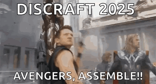 Avengers Assemble ! Discraft 2025 Avengers Assemble ! Discraft 2025 Avengers Assemble !! GIF