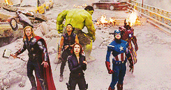 Avengers Assemble Mcu First Movie GIF