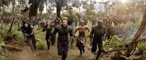 Avengers Assemble Wakanda Infinity War GIF