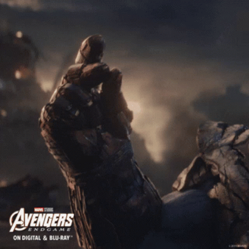 Avengers Endgame Digital Blu-Ray Poster