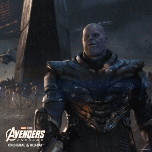 Avengers Endgame Thanos Holding Sword