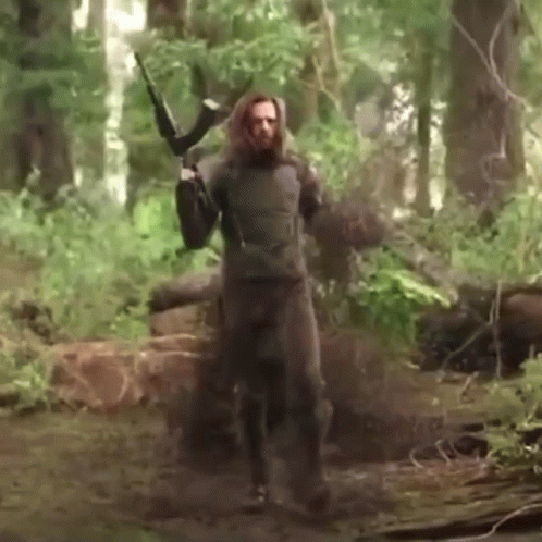 Avengers Infinity War Bucky Disintegrate GIF