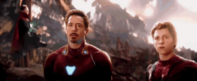 Avengers Infinity War Tony Stark Gif GIF