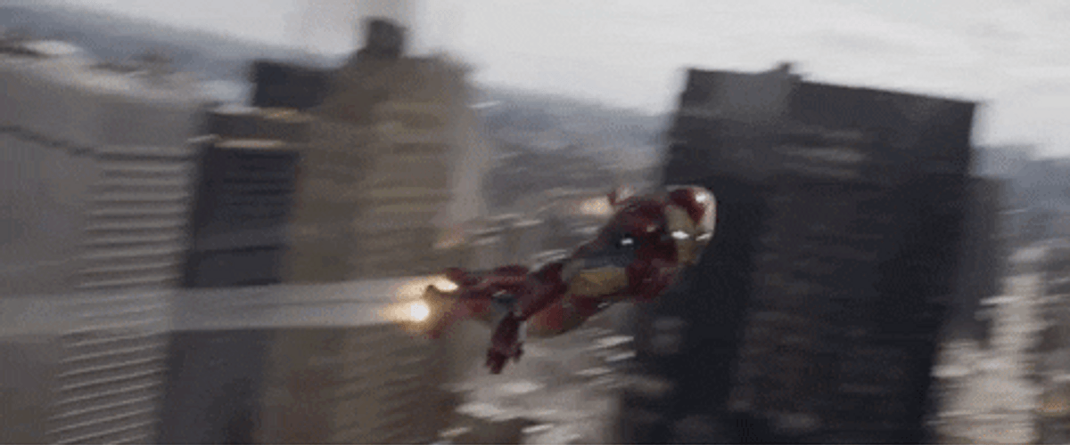 Avengers Iron Man Flying GIF GIFDB