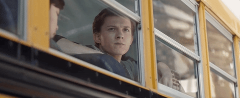 Avengers Spiderman Tom Holland GIF