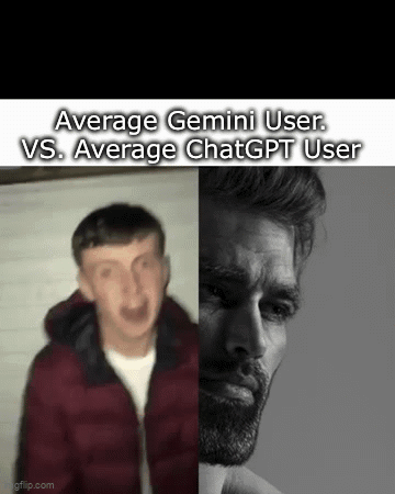 Average Gemini User vs Average ChatGPT User