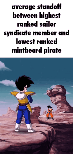 Average Standoff Between Highest Ranked Sailor Syndicate Member And Lowest Ranked Mintbeard Pirate GIF