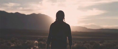 Avi Kaplan Silhouette Walk Off GIF