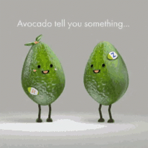 Avocado Family Cute Dance GIF