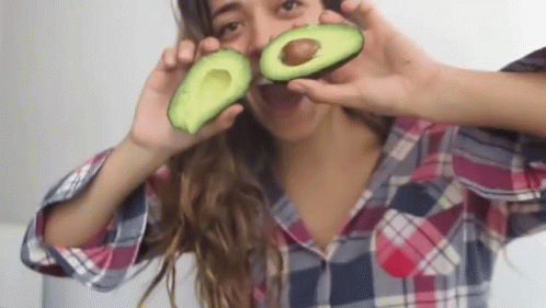 Avocado Fruit Split Half Luisa Moraleida GIF