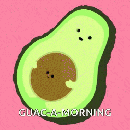 Avocado Guacamole Pregnant Morning Meme GIF
