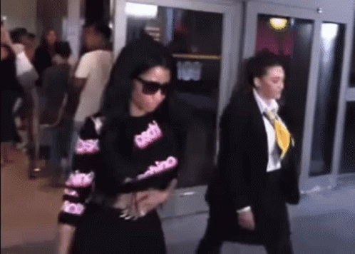 Avoiding Paparazzi Nicki Minaj GIF