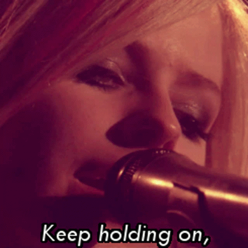 Avril Lavigne Keep Holding On GIF