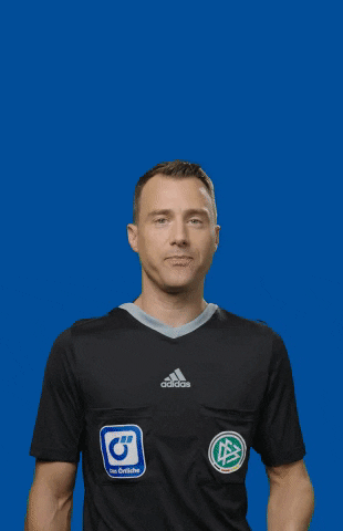 Awarding Yellow Card For Penalties GIF