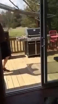 Awesome Guy Slamming Door GIF