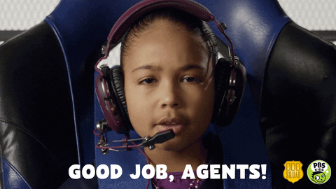 Awesome Job Kid Agent GIF