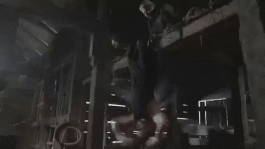 Awesome Man Pull Up Training GIF